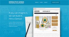 Desktop Screenshot of interactivegenius.com